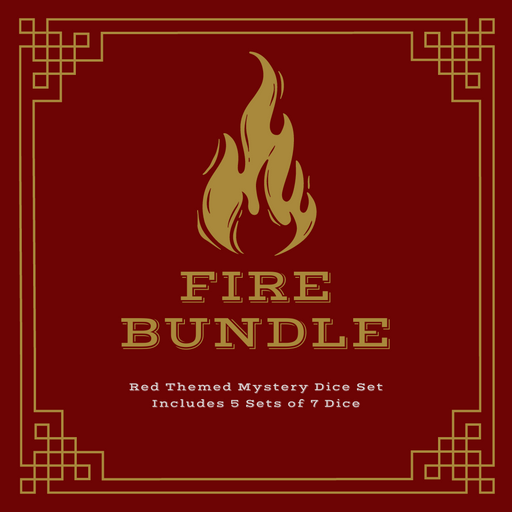Fire Bundle 5 pack of 7 mystery dice