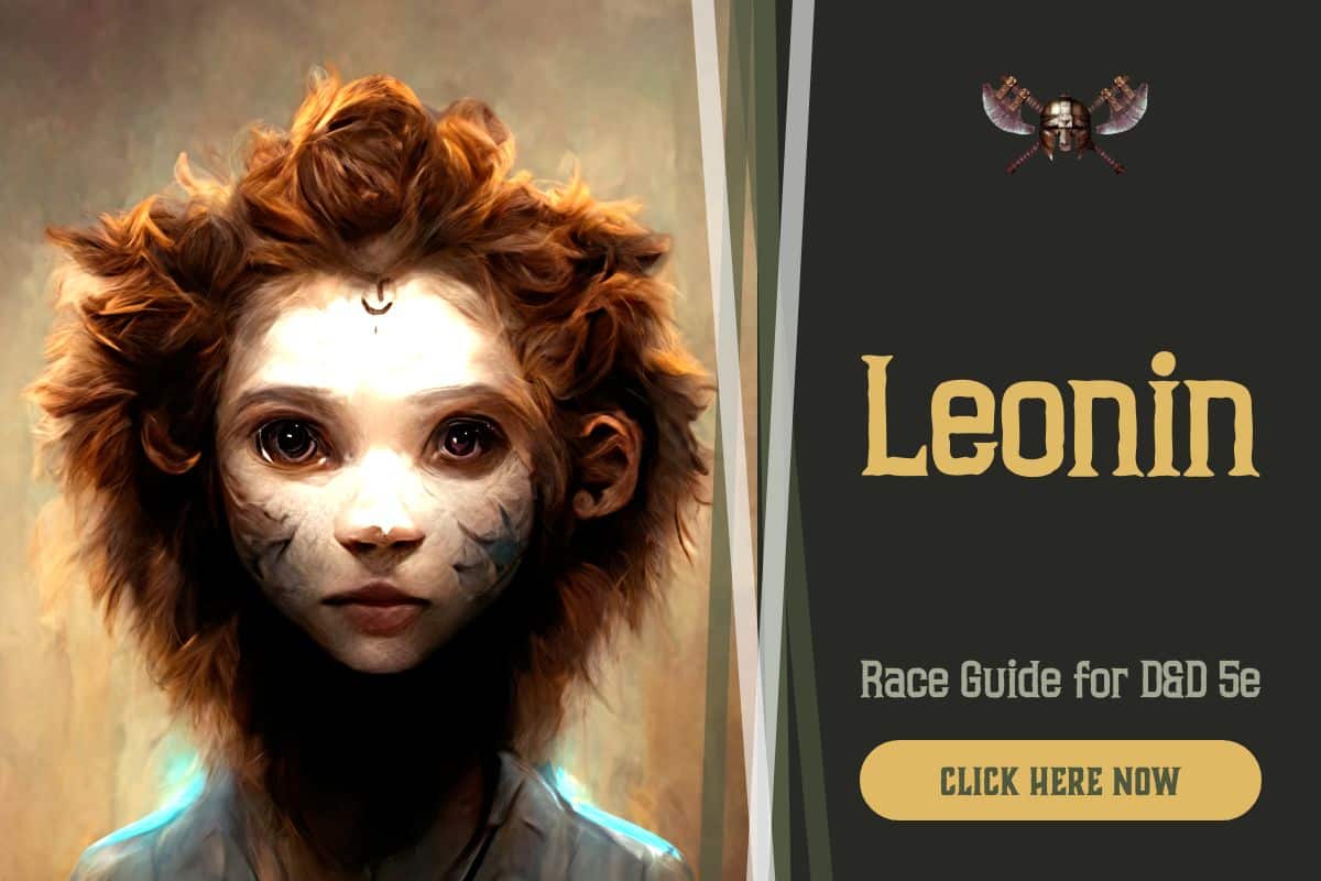 Leonin Race Guide for Dungeons and Dragons 5e