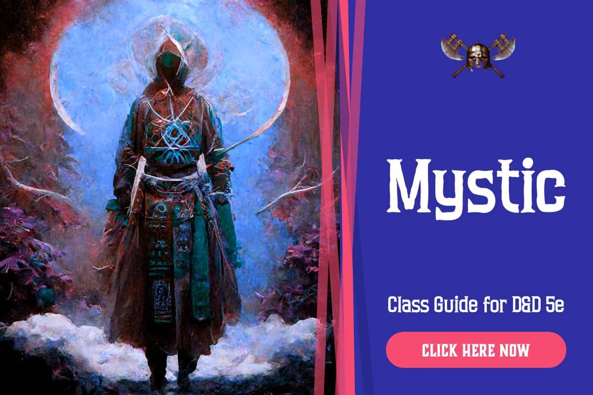 Mystic Class Guide for Dungeons and Dragons 5e