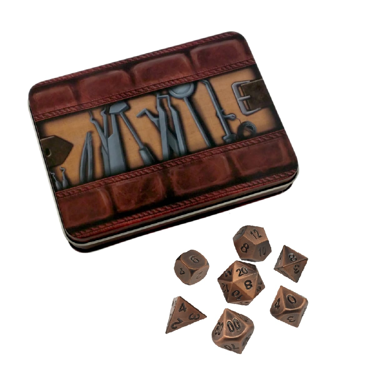 Thieves Tools with Metal Dice Sets
