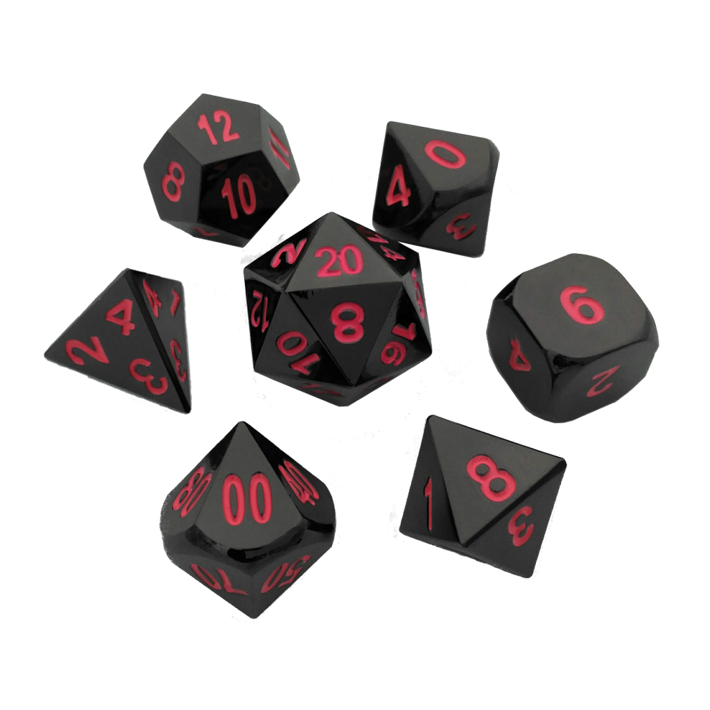 Pink RPG Dice for DND