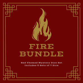 Fire Bundle 5 pack of 7 mystery dice