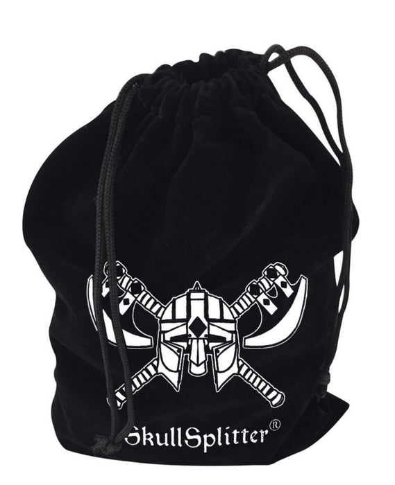 Large Velvet Bag with SkullSplitter Logo