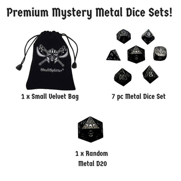 Premium Mystery Metal Dice Set
