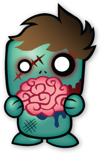Zombie Sticker - Cute Zombie Sticker
