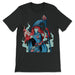 Female Wizard -SkullSplitter Dice - Premium Unisex T-Shirt - Black Triblend