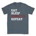 Eat Sleep Sneak Attack Repeat - Unisex T-Shirt - Dark Grey Heather