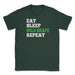 Eat Sleep Wild Shape Repeat - Unisex T-Shirt - Forest Green