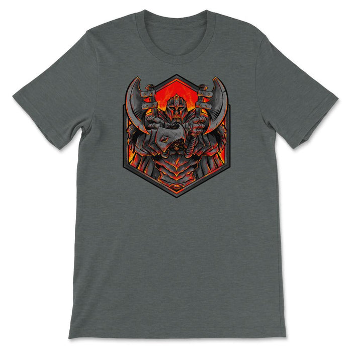 Warrior - Premium Unisex T-Shirt - Dark Grey Heather