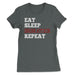 Eat Sleep Sneak Attack Repeat - Women's Tee - Dark Grey Heather