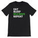 Eat Sleep Wild Shape Repeat - Premium Unisex T-Shirt - Black