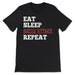 Eat Sleep Sneak Attack Repeat - Premium Unisex T-Shirt - Black
