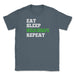 Eat Sleep Wild Shape Repeat - Unisex T-Shirt - Dark Grey Heather