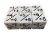 White Plus One (+1)  To Plus Six (+6) Magic The Gathering (MTG) Counters - Six Pack